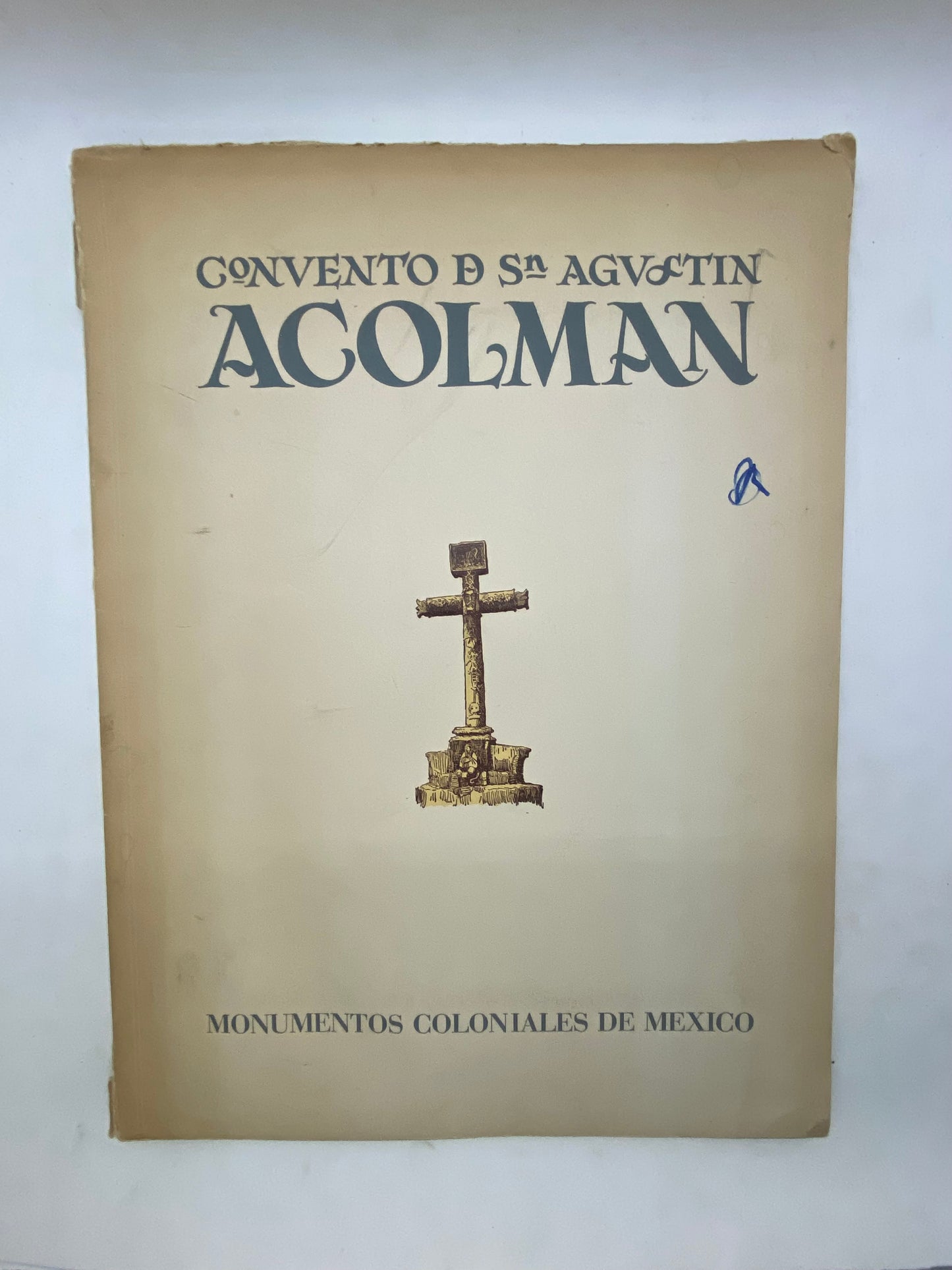 Libro convento de San Agustin Acolman